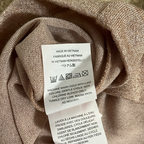 Jcrew sparkle pink sweater Size L - Picture 5 of 5